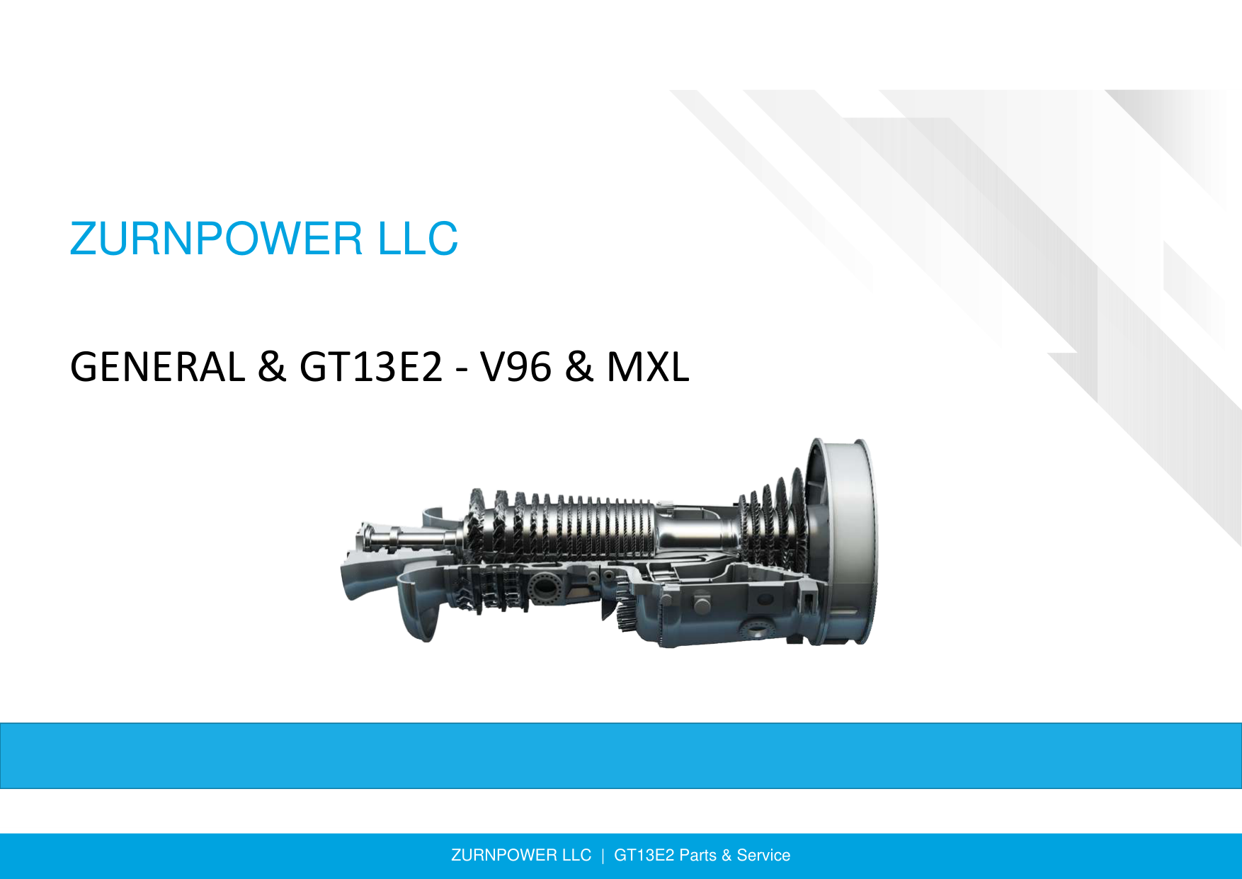 ZURNPOWER GT13E2 Catalog Cover