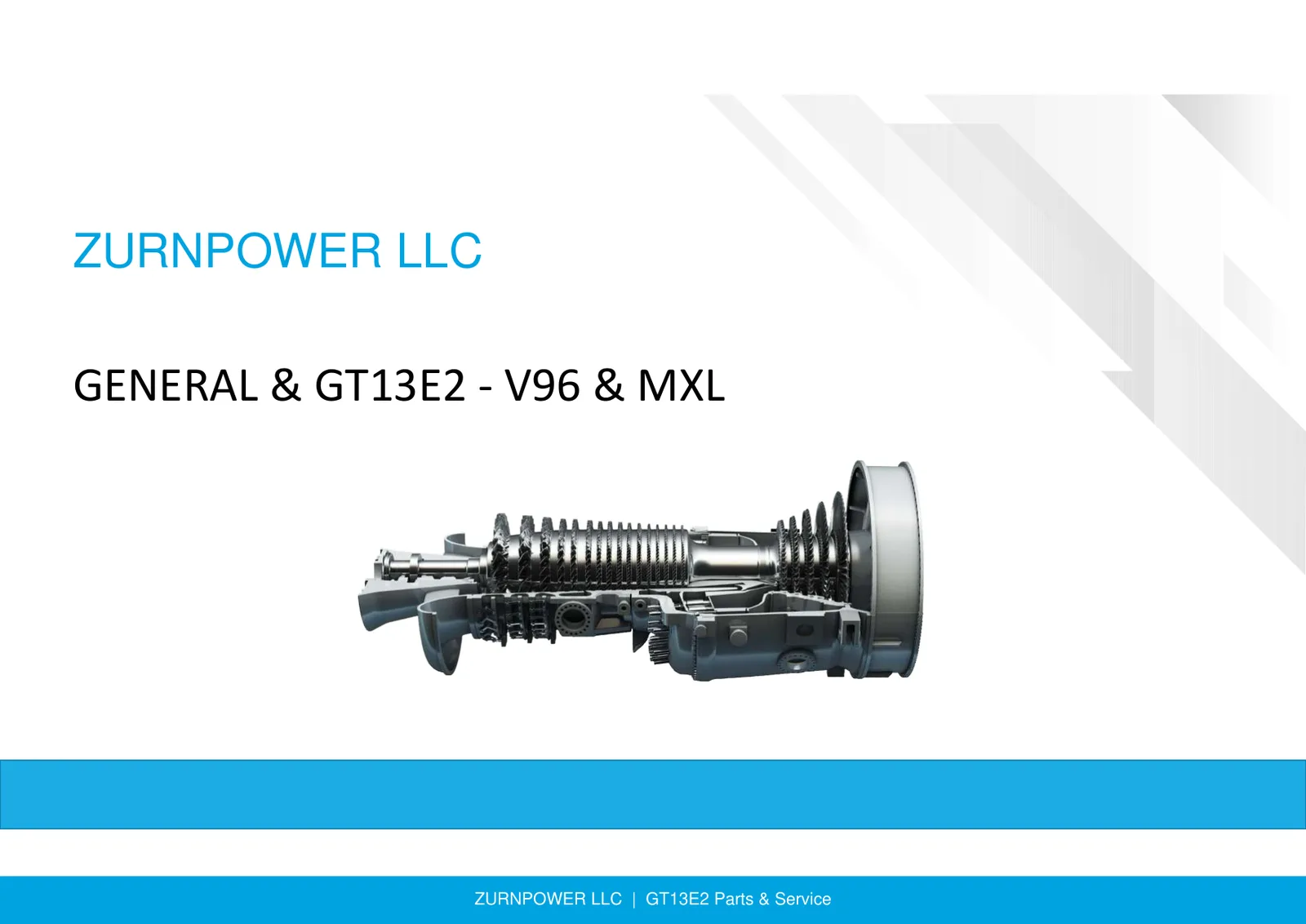 ZURNPOWER GT13E2 Catalog Cover