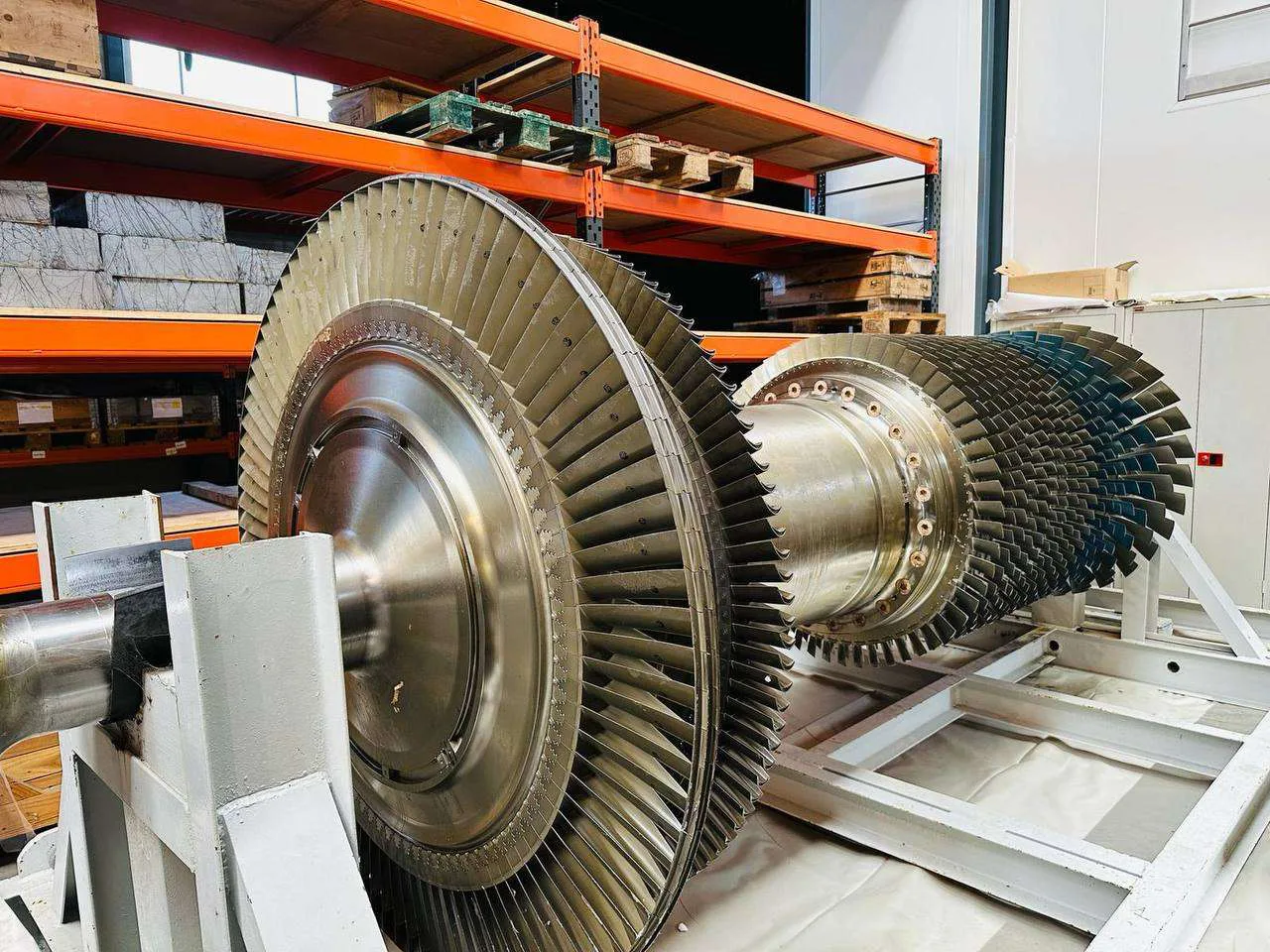 MS5001N rotor turbine end view